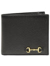 Horsebit Half Wallet Black - GUCCI - BALAAN 2