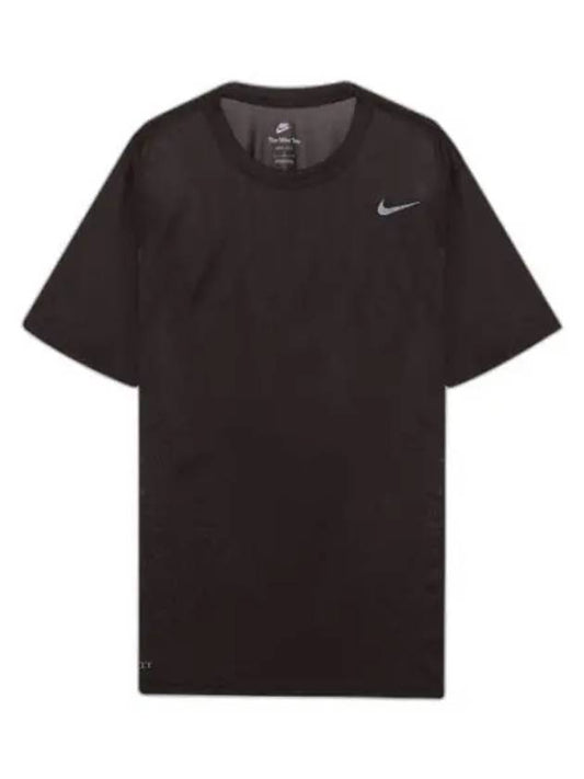 Team Legend Crew Sport Short Sleeve T-Shirt Brown - NIKE - BALAAN 2