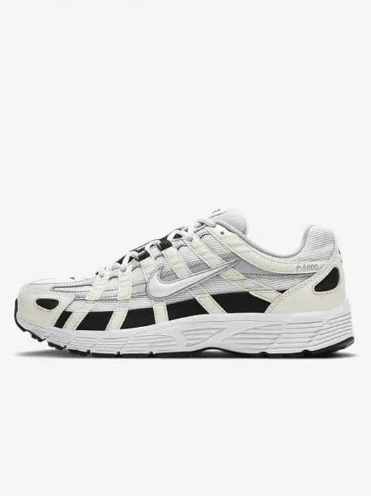 P 6000 Metallic Low Top Sneakers White - NIKE - BALAAN 1