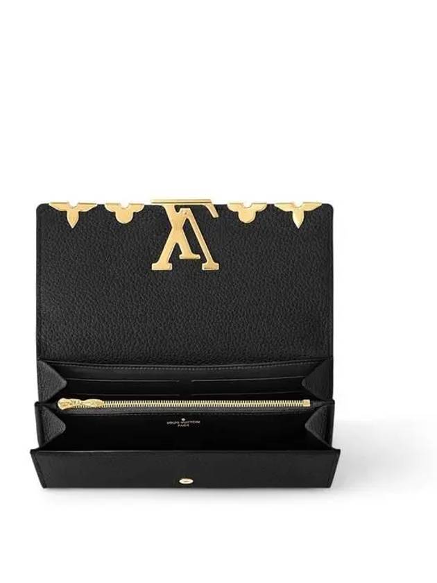 Capucines Long Wallet Black - LOUIS VUITTON - BALAAN 5