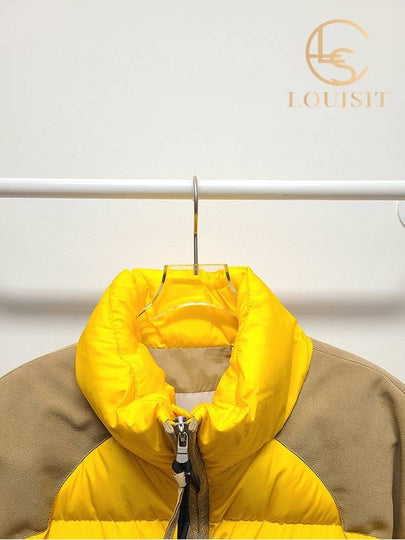 Used luxury goods Lewis It 3 Montclair Genius Palm Angels Yellow Kelsey Padded Jumper - MONCLER - BALAAN 2