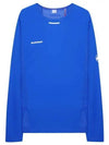 Men's Energy FL ​​Long Sleeve T-Shirt Blue - MAMMUT - BALAAN 1