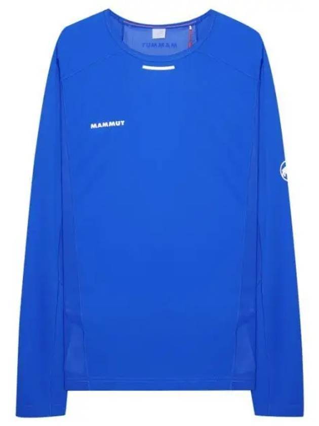 Men's Energy FL ​​Long Sleeve T-Shirt Blue - MAMMUT - BALAAN 1
