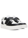 Sporty Logo Leather Low-Top Sneakers - GANNI - BALAAN 4