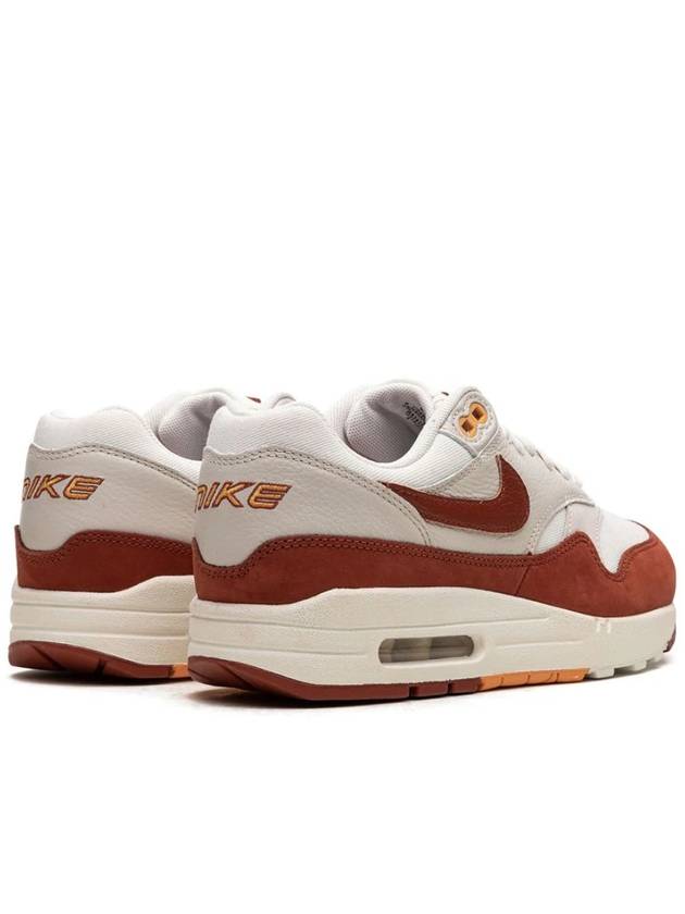 Air Max 1 Low Top Sneakers Ivory Orange - NIKE - BALAAN 4