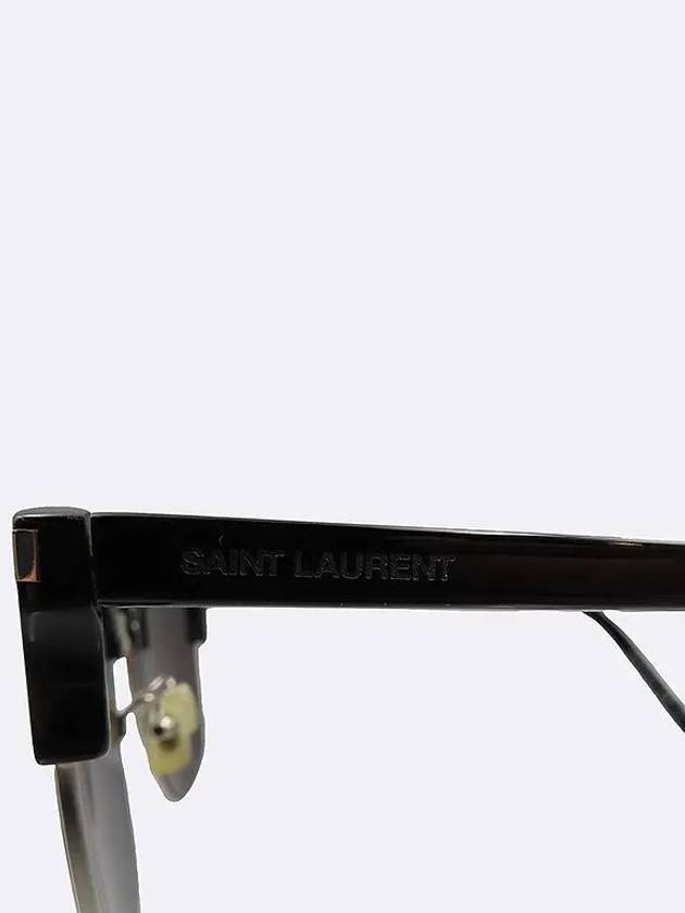 SL 108 K black color silver plated gold frame sunglasses - SAINT LAURENT - BALAAN 4