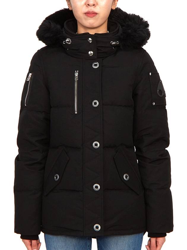 Original Threequarter Jacket Black Fur Black - MOOSE KNUCKLES - BALAAN 4