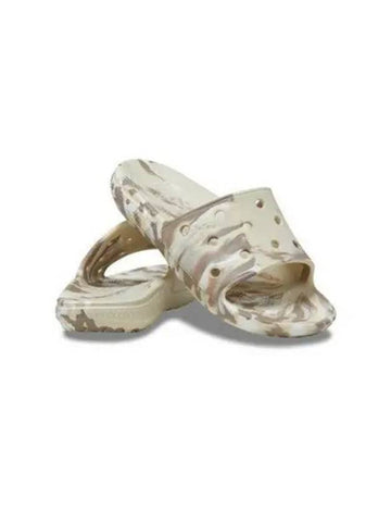 CLASSIC MARBLED SLIDE BOM 23SUSL206879 - CROCS - BALAAN 1