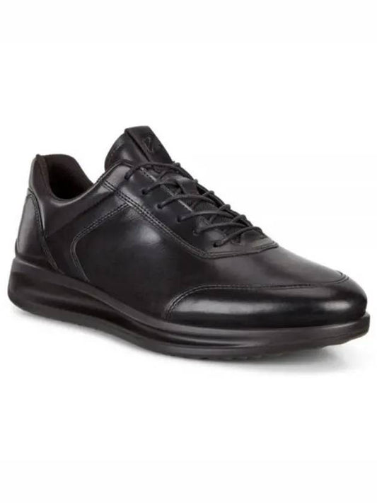 Men's Arquite Tie Oxford Low Top Sneakers Black - ECCO - BALAAN 2