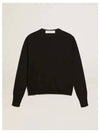 Round Neck Wool Knit Top Black - GOLDEN GOOSE - BALAAN 2