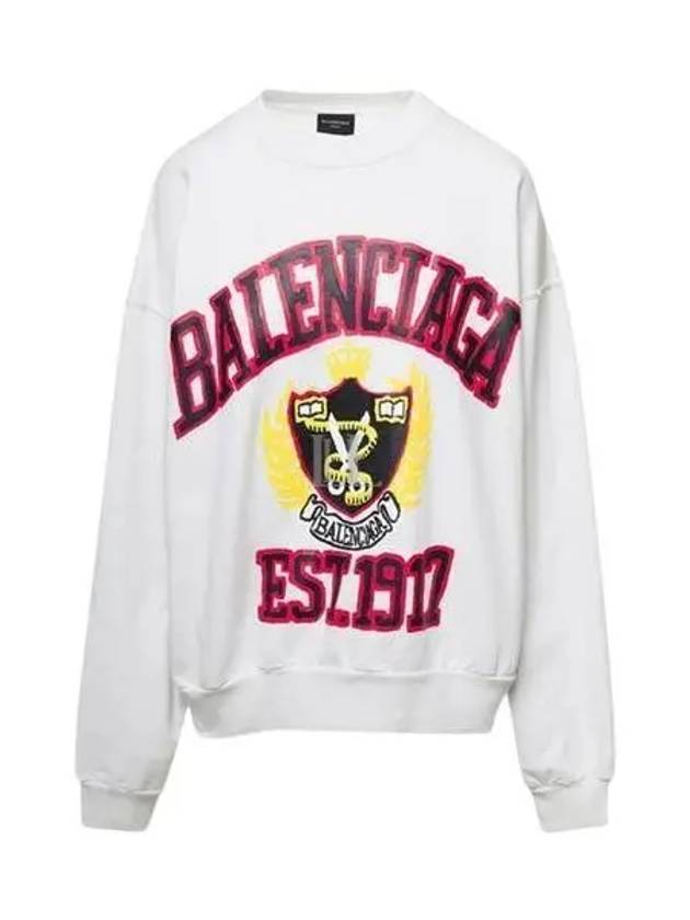 Graphic Printing Sweatshirt White - BALENCIAGA - BALAAN 2