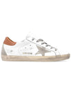 Brown Tab Superstar Classic Low Top Sneakers White - GOLDEN GOOSE - BALAAN 3