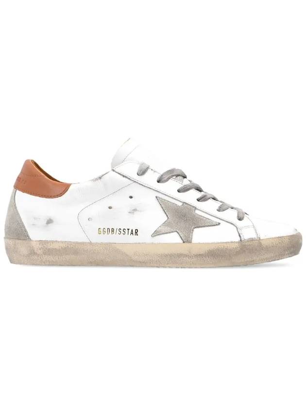 Brown Tab Superstar Classic Low Top Sneakers White - GOLDEN GOOSE - BALAAN 3