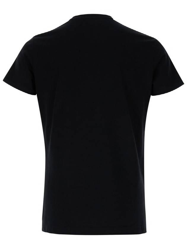 Embroided ORB Peru Short Sleeve T-Shirt Black - VIVIENNE WESTWOOD - BALAAN 3