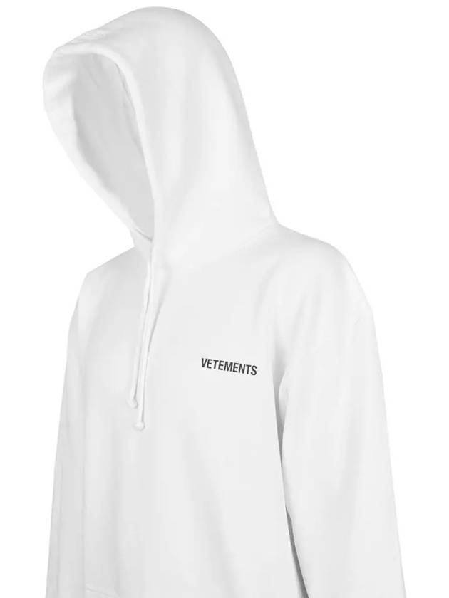 Small Logo Hoodie White - VETEMENTS - BALAAN 5