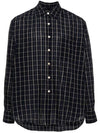 Checkered Long Sleeve Shirt Navy - OUR LEGACY - BALAAN 1