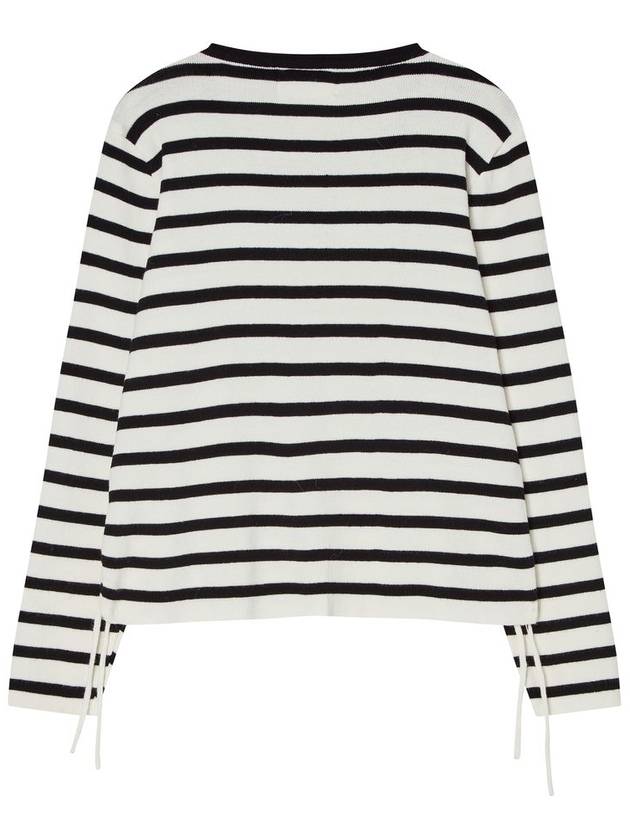 Striped shirring knit White - THE GREEN LAB - BALAAN 8