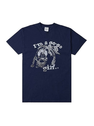 Gogo Short Sleeve T-Shirt Navy - WILD DONKEY - BALAAN 1