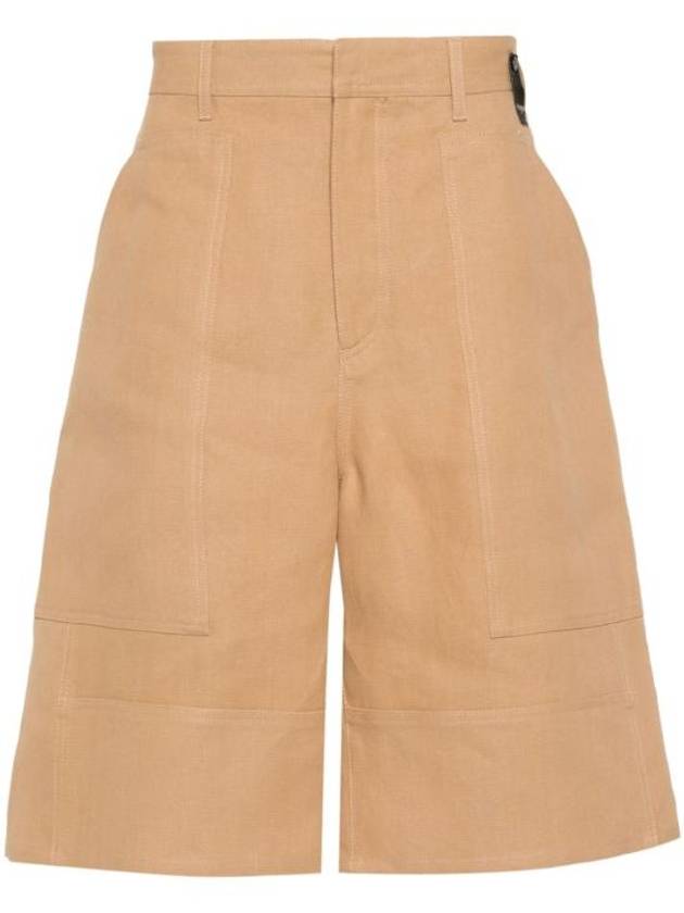 Bermuda Shorts Beige - FENDI - BALAAN 4