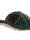 Padded Leather Mule Pine Green - BOTTEGA VENETA - BALAAN 11