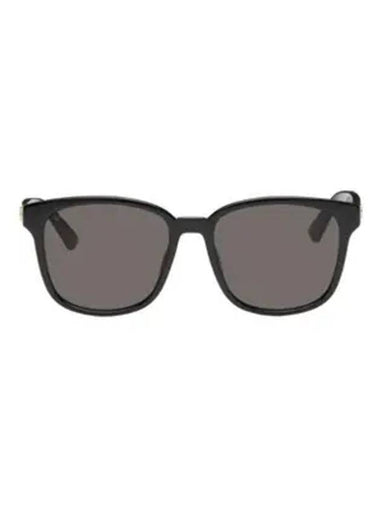 Eyewear Asian Fit Square Sunglasses Black Grey - GUCCI - BALAAN 1