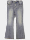 New Classic Flare Denim Pants Vintage Blue M - KINETO - BALAAN 3