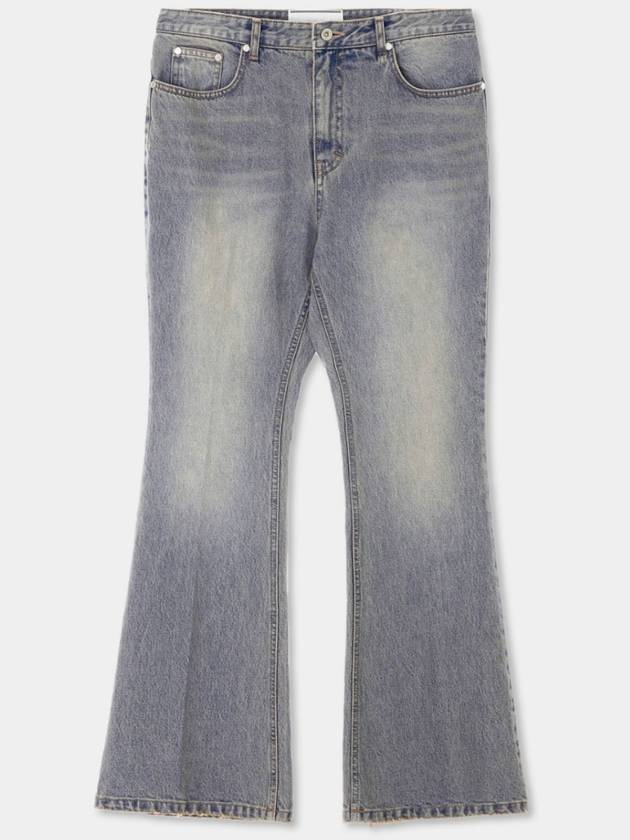 New Classic Flare Denim Pants Vintage Blue M - KINETO - BALAAN 3