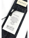 GG Diane slim silk tie black 408865 - GUCCI - BALAAN 3