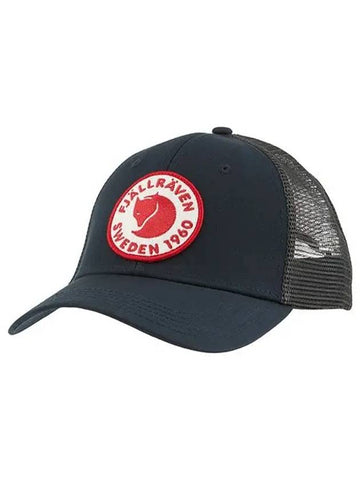 78138 555 1960 Logo Trucker Cap Ball - FJALL RAVEN - BALAAN 1