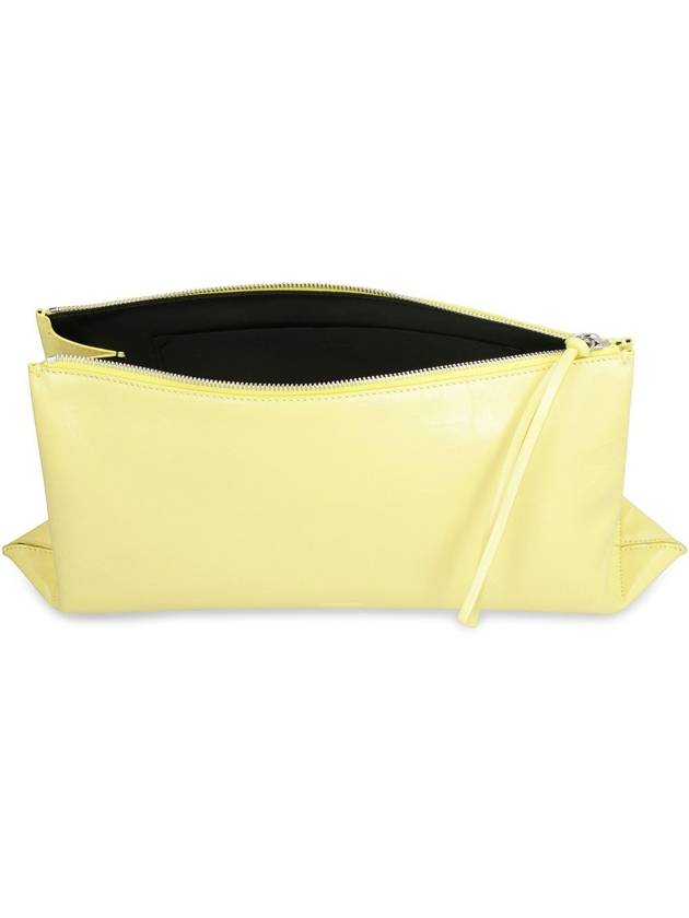 Clutch Pouch J08WF0003P5635 744 YELLOW - JIL SANDER - BALAAN 6