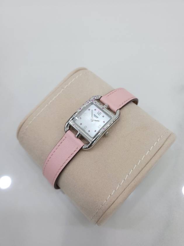 Cape Cod PM Rose Sakura Y Crocodile Strap B - HERMES - BALAAN 3