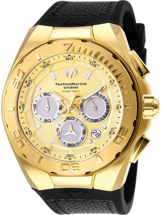 Technomarine Cruise Chronograph Quartz Gold And Silver Dial Watch TM-117004 - TECHNOMARINE - BALAAN 1