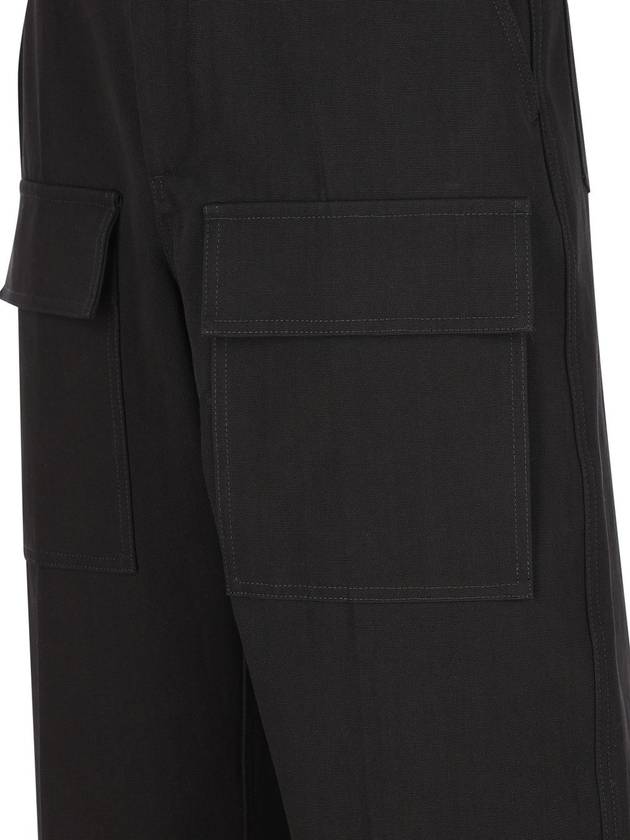 Valentino Garavani Trousers Black - VALENTINO - BALAAN 3