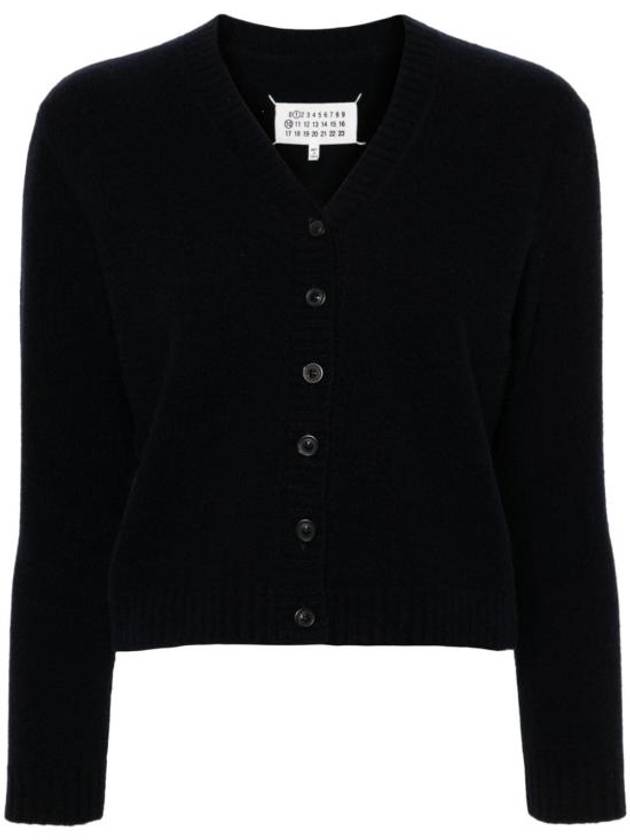 4 Stitch Lambswool Cardigan Navy - MAISON MARGIELA - BALAAN 2