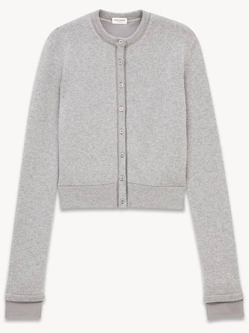 Saint Laurent  Sweaters Grey - SAINT LAURENT - BALAAN 1