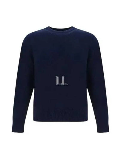 Arm Band Merino Wool Pique Knit Top Navy - THOM BROWNE - BALAAN 2