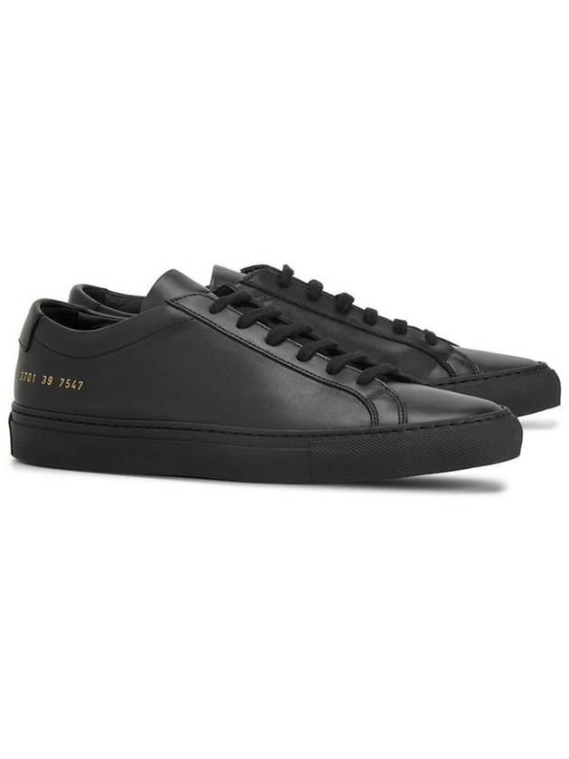 Original Achilles Low Top Sneakers Black - COMMON PROJECTS - BALAAN 4