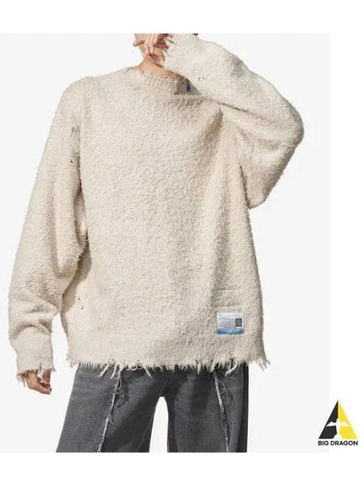 brushed cotton knit sweater A11SW522 BEIGE B0110948835 - MAISON MIHARA YASUHIRO - BALAAN 2