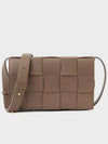 Intrecciato Cassette Cross Bag Dove Gray - BOTTEGA VENETA - BALAAN.