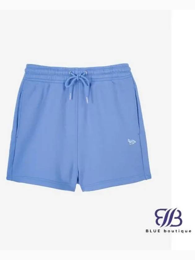 Baby Fox Patch Regular Shorts Blue - MAISON KITSUNE - BALAAN 2