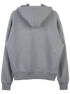 Heart Small Logo Hoodie Grey - AMI - BALAAN 3