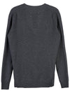 Cashmere Back Stitch Cardigan Grey - MAISON MARGIELA - BALAAN 3