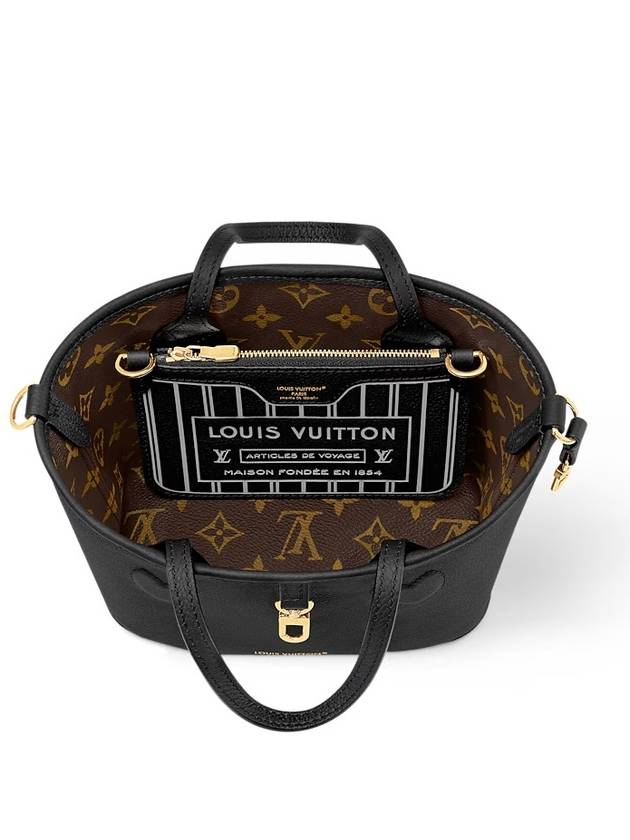 Neverfull Bandouliere Inside Out BB Monogram Tote Bag Black - LOUIS VUITTON - BALAAN 6