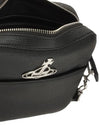 JOHANNA Silver of leather camera shoulder bag - VIVIENNE WESTWOOD - BALAAN 5