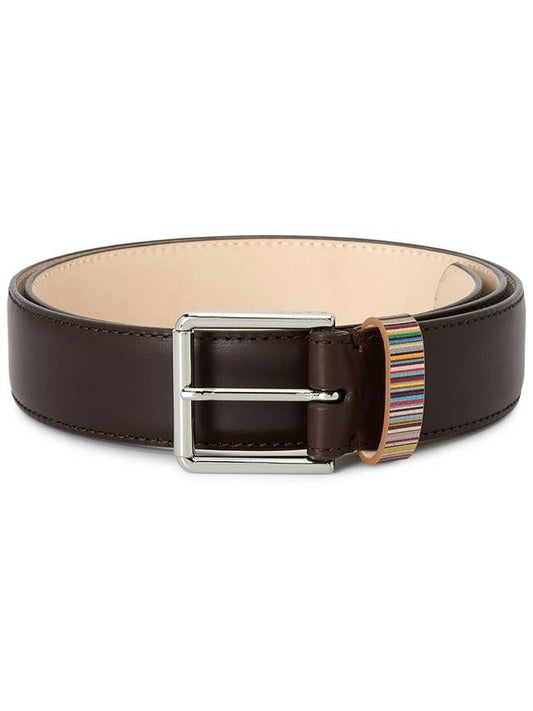 Signature Striped Leather Dark Brown - PAUL SMITH - BALAAN 2