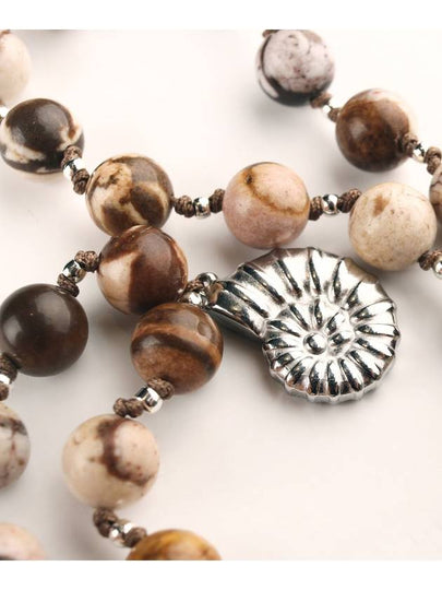 Necklace Brown Jasper Ammonite Women s - RUBATI - BALAAN 2