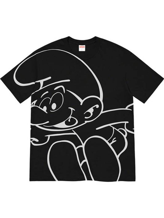 Smurfs TShirt Black - SUPREME - BALAAN 1