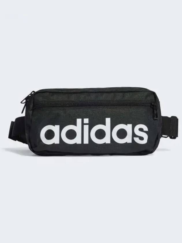 Linear bum bag BLACKwhite - ADIDAS - BALAAN 1