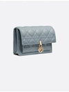 Lady Chain Canage Lambskin Pouch Bag Cloud Blue - DIOR - BALAAN 3