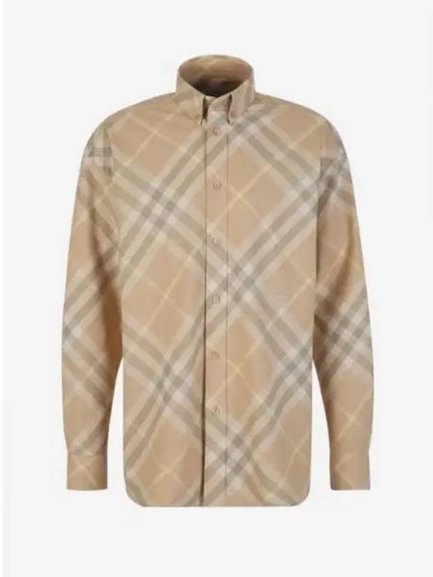 24 ss Check Cotton Shirt This PRODUCT CONTAINS OrGANNIc Cotton 8082194B8686 B0650991130 - BURBERRY - BALAAN 2